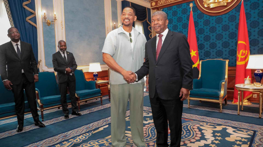 Presidente da Rep&uacute;blica, Jo&atilde;o Louren&ccedil;o, recebe actor norte-americano, Will Smith