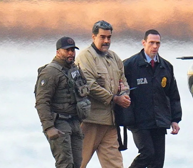 Nicolas Maduro and his wife, Cilia Flores arrive in Manhattan