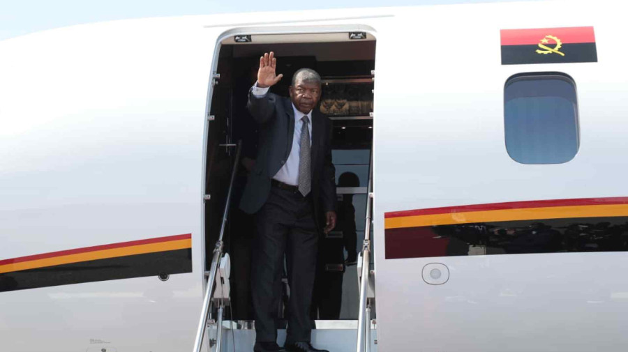 Presidente da Rep&uacute;blica, Jo&atilde;o Louren&ccedil;o, em visita a RDC - Foto de Arquivo