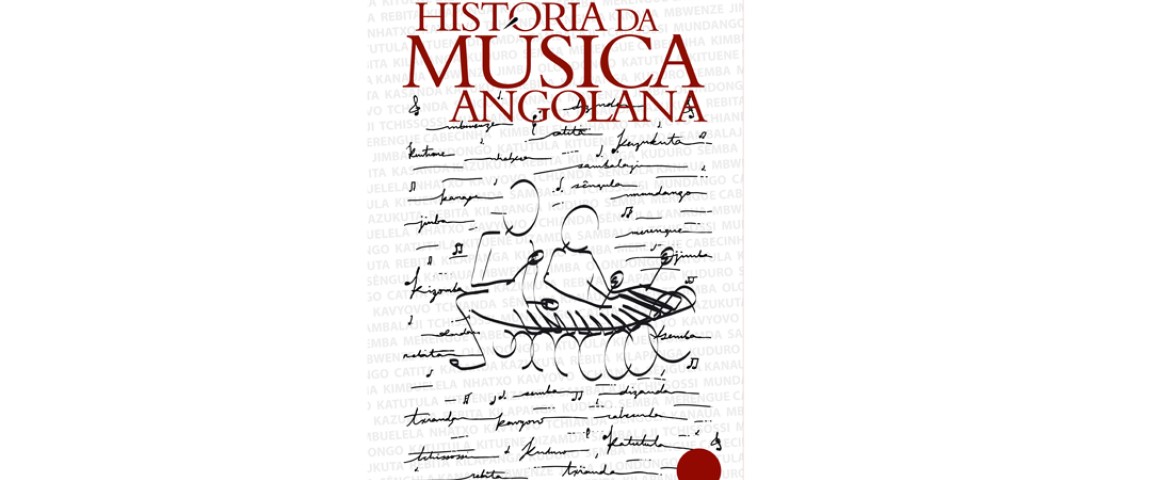 Capa do livro A Hist&oacute;ria da M&uacute;sica Angolana, do escritor Albino Carlos