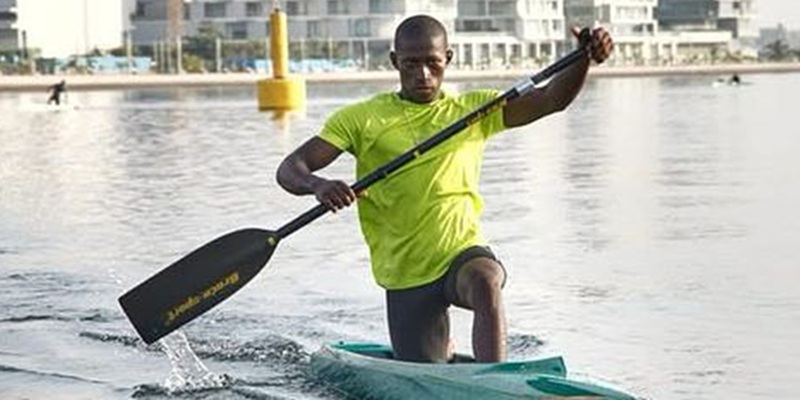 Domingos Pacavira vence prova de canoagem nos 200 e 500 metros