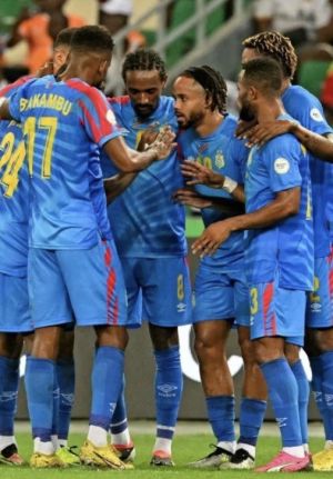 Jogadores da sele&ccedil;&atilde;o da RDC  