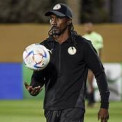 T&eacute;cnico da selec&ccedil;&atilde;o nacional de futebol, Aliou Ciss&eacute;, de nacionalidade senegalesa