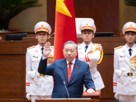 L&iacute;der do Partido Comunista, To Lam, eleito Presidente do Vietname pelo parlamento - DR