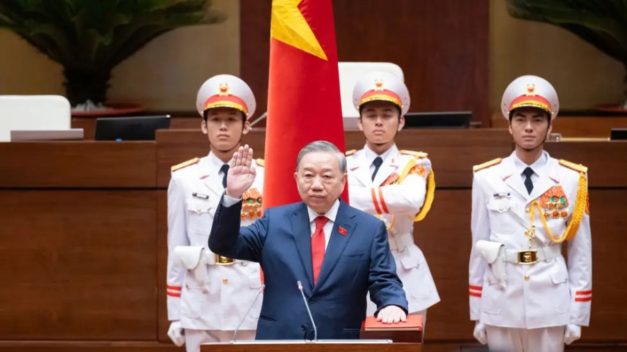 L&iacute;der do Partido Comunista, To Lam, eleito Presidente do Vietname pelo parlamento
