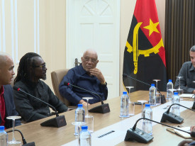 Rui Falc&atilde;o recebeu Aliou Ciss&eacute; - Rede Girassol 