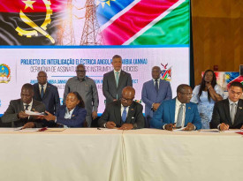 Assinatura de acordo entre Angola e Nam&iacute;bia  - Cedida