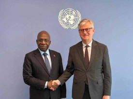 Ministro das Rela&ccedil;&otilde;es Exteriores, T&eacute;te Ant&oacute;nio, reuniu-se, em Nova Iorque, com o sub-secret&aacute;rio-geral das Na&ccedil;&otilde;es Unidas para as Opera&ccedil;&otilde;es de Paz. Jean-Pierre Lacroix - MIREX