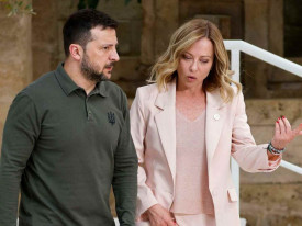 Zelensky visita Roma e prioriza refor&ccedil;o da defesa a&eacute;rea - DR