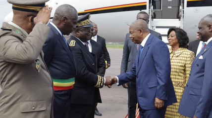 Presidente Jo&atilde;o Louren&ccedil;o em Brazzaville