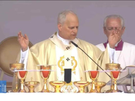 Papa Le&atilde;o XIV dirige missa dominical na centralidade do Kilamba, em Luanda, Angola - DR