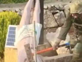 Ex&eacute;rcito israelita confirma que soldado destruiu est&aacute;tua de Jesus no L&iacute;bano - DR