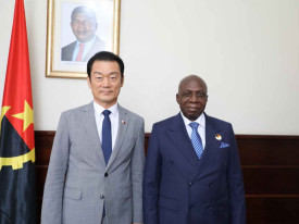 Ministro T&eacute;te Ant&oacute;nio com o embaixador da Coreia  - MIREX