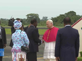 Papa Le&atilde;o XIV em Malabo, Guin&eacute; Equatorial  - DR
