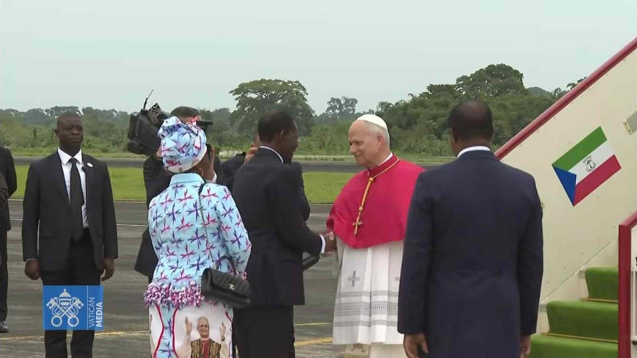 Papa Le&atilde;o XIV em Malabo, Guin&eacute; Equatorial 