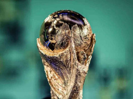 Trofeu da Copa do Mundo de Futebol, organiza&ccedil;&atilde;o da FIFA - DR