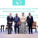 Embaixadora de Angola na China, Dalva Ringote Allen, participou no Retiro Anual do Grupo de Embaixadores Africanos, na China