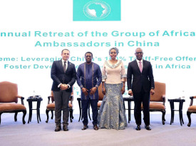 Embaixadora de Angola na China, Dalva Ringote Allen, participou no Retiro Anual do Grupo de Embaixadores Africanos, na China - Cedida