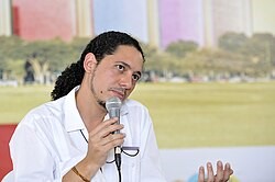 Escritor e poeta angolano Ndalu de Almeida, mais conhecido pelo pseud&ocirc;nimo Ondjaki - DR