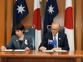 Jap&atilde;o e Austr&aacute;lia fortalecem alian&ccedil;a estrat&eacute;gica - DR