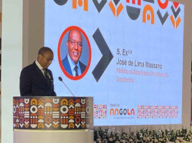 Ministro de Estado para Coordena&ccedil;&atilde;o Econ&oacute;mica, Jos&eacute; de Lima Massano, presidiu lan&ccedil;amento do Angola Convention Bureau - Cedida