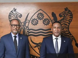 Paul Kagame realiza visita de Estado ao Botswana - DR