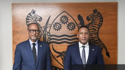 Paul Kagame realiza visita de Estado ao Botswana