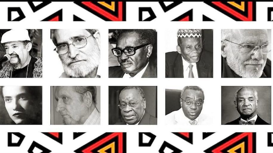 Dez dos 50 autores da colet&acirc;nea  "Angola 50 Anos, 50 Autores"