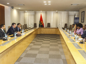 Delega&ccedil;&otilde;es de Angola e Portugal  - DR