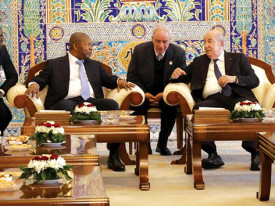 Presidente da Rep&uacute;blica, Jo&atilde;o Louren&ccedil;o, e o seu hom&oacute;logo da Arg&eacute;lia, Abdelmadjid Tebboune - Edi&ccedil;&otilde;es Novembro