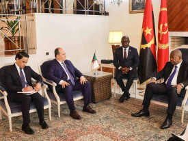 Presidente da Rep&uacute;blica, Jo&atilde;o Louren&ccedil;o, recebeu em audi&ecirc;ncia, em Argel, o Primeiro-Ministro da Arg&eacute;lia, Sifi Ghrieb - Edi&ccedil;&otilde;es Novembro