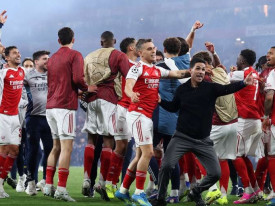 Arsenal sagra-se campe&atilde;o ingl&ecirc;s de futebol pela 14.&ordf; vez ap&oacute;s empate do City  - DR