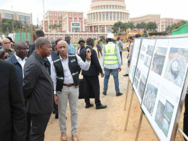 Presidente da Rep&uacute;blica, Jo&atilde;o Louren&ccedil;o, visitou as obras do futuro Memorial &agrave;s V&iacute;timas dos Conflitos Pol&iacute;ticos - Edi&ccedil;&otilde;es Novembro