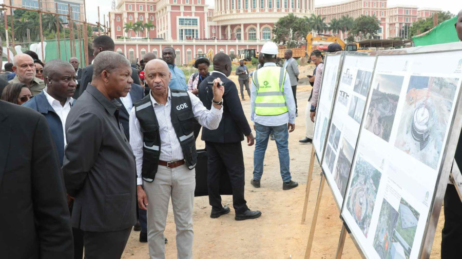 Presidente da Rep&uacute;blica, Jo&atilde;o Louren&ccedil;o, visitou as obras do futuro Memorial &agrave;s V&iacute;timas dos Conflitos Pol&iacute;ticos