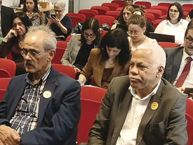 Participantes no Col&oacute;quio em Roma, It&aacute;lia  - DR