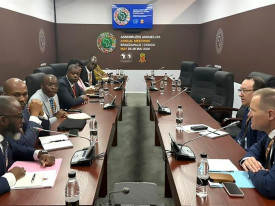 Encontro entre delega&ccedil;&otilde;es de Angola e dos EUA  - DR