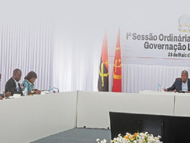Presidente da Rep&uacute;blica, Jo&atilde;o Louren&ccedil;o, orientou reuni&atilde;o do Conselho de Governa&ccedil;&atilde;o Local, realizada em Mbanza Kongo - Edi&ccedil;&otilde;es Novembro