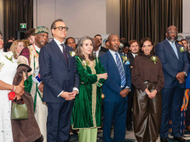 Participantes nas celebra&ccedil;&otilde;es do anivers&aacute;rio da  Uni&atilde;o Africana na Austr&aacute;lia - DR