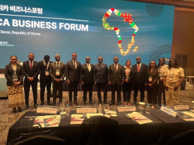 Delega&ccedil;&atilde;o angolana, chefiada pelo ministro T&eacute;te Ant&oacute;nio, que participa no F&oacute;rum Econ&oacute;mico Coreia-&Aacute;frica 2026 - MIREX