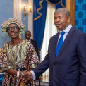 Presidente da Rep&uacute;blica, Jo&atilde;o Louren&ccedil;o, recebeu em audi&ecirc;ncia a Rainha Nhakatolo Tisengo, soberana dos povos Luvale