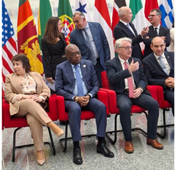 Presidente do Tribunal Supremo, Norberto Sodr&eacute; Jo&atilde;o, participou no Congresso Internacional sobre Estado de Direito e &Eacute;tica Judicial, no Brasil