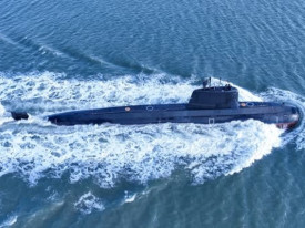 Sat&eacute;lites detetam novo submarino chin&ecirc;s sem torre de comando - DR