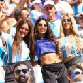 Adeptos da selec&ccedil;&atilde;o de futebol da Argentina