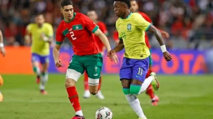Vin&iacute;cius J&uacute;nior, autor do golo do Brasil