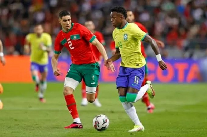 Vin&iacute;cius J&uacute;nior, autor do golo do Brasil