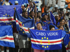 Cabo Verde euf&oacute;rico nas ruas festeja empate como uma vit&oacute;ria - DR