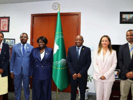 Encontro entre delega&ccedil;&atilde;o angolana e a Comiss&atilde;o da UA - DR