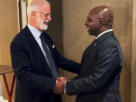 Ministro T&eacute;te Ant&oacute;nio recebeu Robert Fowler - DR