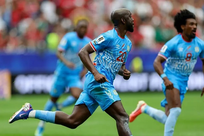 Jogador da RDC, Wissa, marcou o golo de empate do seu pa&iacute;s