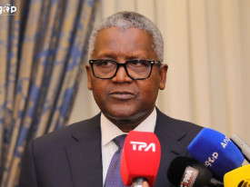 Presidente e CEO do Grupo Dangote, Aliko Dangote - Angop
